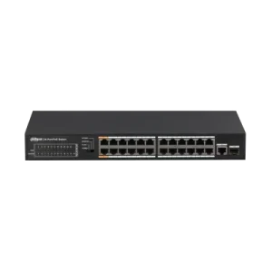 Dahua DH-PFS3125-24ET-190 | 24-Port FE PoE+ 1-Port Gigabit Combo PoE Switch