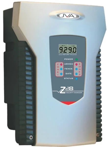 JVA Z28 2 Zone Security Energiser 8 Joule with LCD Display