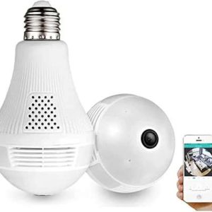 Panorama 360 Degree View Wireless WIFI Bulb Camera